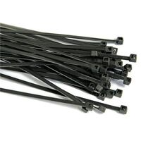 GFC Cable Tie 2.5 x 200mm Black UV Res (100pk)