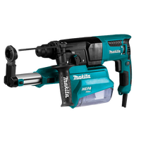 Makita 26mm Combination Hammer With HEPA Self Dust Collection And SDS Plus bits