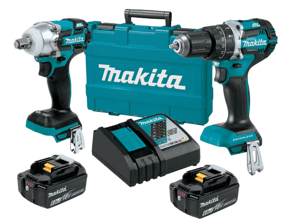 Makita 18V LXT Brushless 2 Piece Hammer Drill Driver / Impact