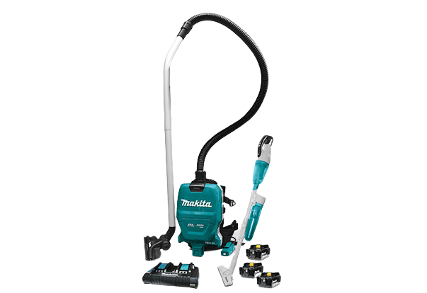 Makita 18V LXT Cordless Brushless HEPA Filter Backpack Vacuum Cleaner With 6.0Ah Kit GFC Fasteners