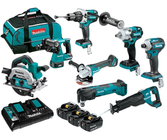 Makita 9-Piece Combo Kit - Bunnings Trade AU