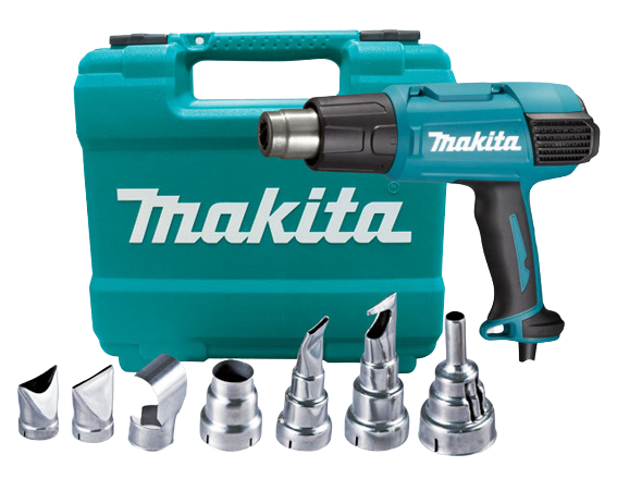 Makita hg6530vk variable temperature heat gun hotsell kit with lcd digital display