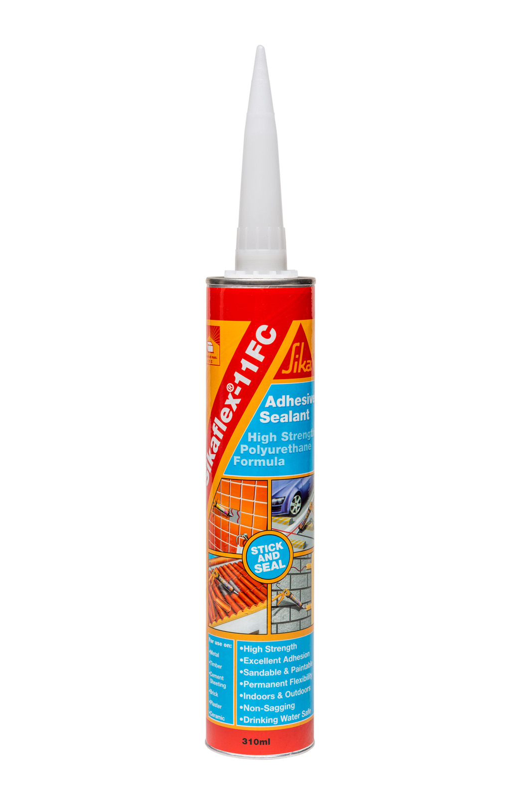 Sikaflex 11FC Concrete Grey Adhesive Sealant High Strength Polyurethane  310ml