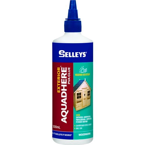 Selleys Aquadhere PVA Wood Glue 500ml GFC Fasteners & Construction