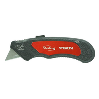 Sterling Silver/Red Autoloading Knife