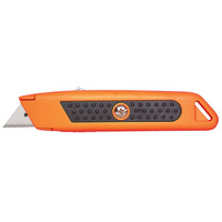 Sterling Rubber Grip Self-Retract Knife