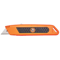Sterling Rubber Grip Self-Retract Knife