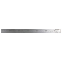 Sterling 150mm Matte S/S Rule Met/Imp