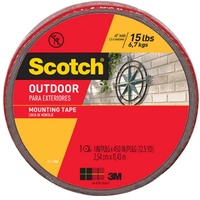 3M Scotch Outdoor Double Sided Mounting Tape 25mm
