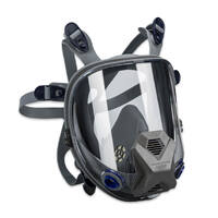 Esko - AIR8 Full Face Respirator, Draw String Storage Bag, 2 x 805 Respirator Cleaning Wipes, Box Pack