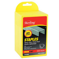 Sterling 140 Series Plastic Box Staples 6mm x 5000