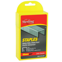 Sterling 140 Series Plastic Box Staples 10mm x 2000