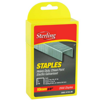 Sterling 140 Series Staples 10mm x 2000 Stainless