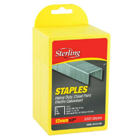 Sterling 140 Series Plastic Box Staples 12mm x 5000