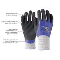 Glove AGO ActivGrip Omega MAX Cut 5 Level Glove, Double Dip Nitrile coating and Microfinish texture, size 10(XL)