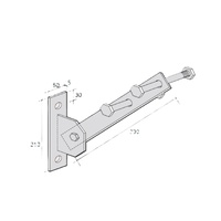 Pryda Bracket SBK57/S Pole Brac SS BS145
