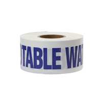 TRENCH WARNING TAPE - NON POTABLE WATER 100mm x 300m (White)