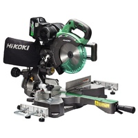 Hikoki 36V Brushless Premium 185mm Slide Compound Mitre Saw Kit