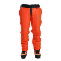 Clogger Chainsaw Chaps Trouser style Hi Vis Orange Size Large