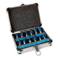 DART Router Bit Set 12 Piece 1/2 Inch