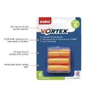 ORANGE Vortex Earplugs Uncorded Class 5 Blister Pack (6 pairs)