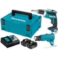 Makita 18V LXT Brushless Screw Driver With 5.0Ah Kit And Autofeed Attachment