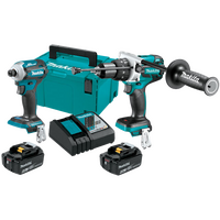 Makita 18V LXT Brushless 2 Piece Hammer Drill Driver / Impact Driver Kit