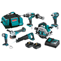 Makita DLX6097T 18V Cordless Brushless 6pc Kit