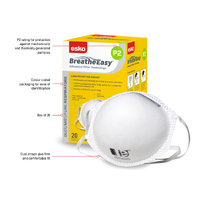 Esko - P2 Respirator, Box 20 masks (Yellow Box)