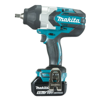 Makita 18V LXT Brushless 1/2" Impact Wrench With 5.0 Kit And Makpac Stacker Case