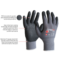 TOUCHLINE -Openside glove with micro dots, polyamide spandex with micro nitrile foam coating. Size 7(S)