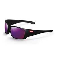 TOKYO Safety Glasses, Matt Black Frame, Lilac Mirror Lens, AF, AS, AS/NZS Cert