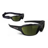 Esko COMBAT X4 Safety Eyewear, Foam Bound with High Impact Rating, A/F & A/S coating, with removable temples and elastic head strap, Shade 3