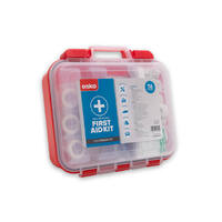 First Aid Kit 1-25 person, 116pc, Plastic wall-mountable case    