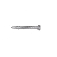 Screw Self Drill Winged Tek 10g x 55mm Galvanised 100 Pack