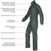 Esko Chemical Spray Suit dual zip - Green, size XL