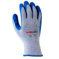 Blue Polycotton Glove - Size L