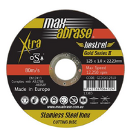 Maxabrase 115 x 1.6mm Cutting Disc Stainless Gold Series II