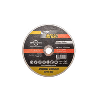 MaxAbrase Silver Inox Cutting Disk 180mm x 1.6mm x 22mm 