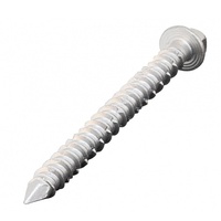Grabcon Concrete Screw Hex 6.5 x 45 Galv( 100 pk)