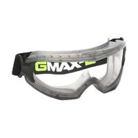 GMAX GOGGLE CLEAR, AF Lens, Vented, Med Impact, Splash Protection, AS/NZS1337.1 Cert. - Clear
