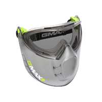 GMAX FACESHIELD SMOKE AF Lens Vented Goggle , Flip-up Faceshield , Impact/Splash Protection, AS/NZS1337.1 Cert - Smoke