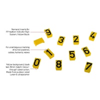 NUMERAL INSERTS Yellow Blank
