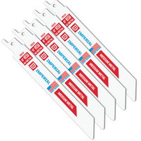 Imperial USA Recip Blade Medium Metal 6 Inch x 18TPI - Pack 5