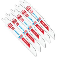 Imperial USA Recip Blade Demolition 6 Inch x 6TPI - Pack 5