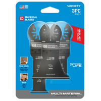 Imperial Oscillating Blade Extended Plunge 32mm Fast Wood 3 Pack