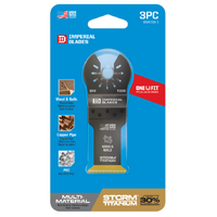 Imperial Oscillating Blade 32mm Wood & Nails 3 Pack