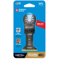 Imperial Storm Titanium Metal 44mm Blade 3PC+ Free Blade