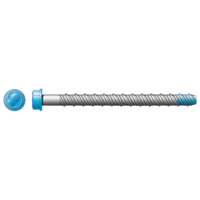 Iccons Bottom Plate Screwbolt M10 x 140mm Blue Head 50 Pack