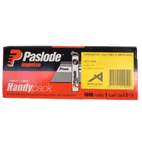 Paslode Impulse Nails 50mm x 2.87mm Round-Head DekFast Galvanised with Gas B20557 1000 Pack